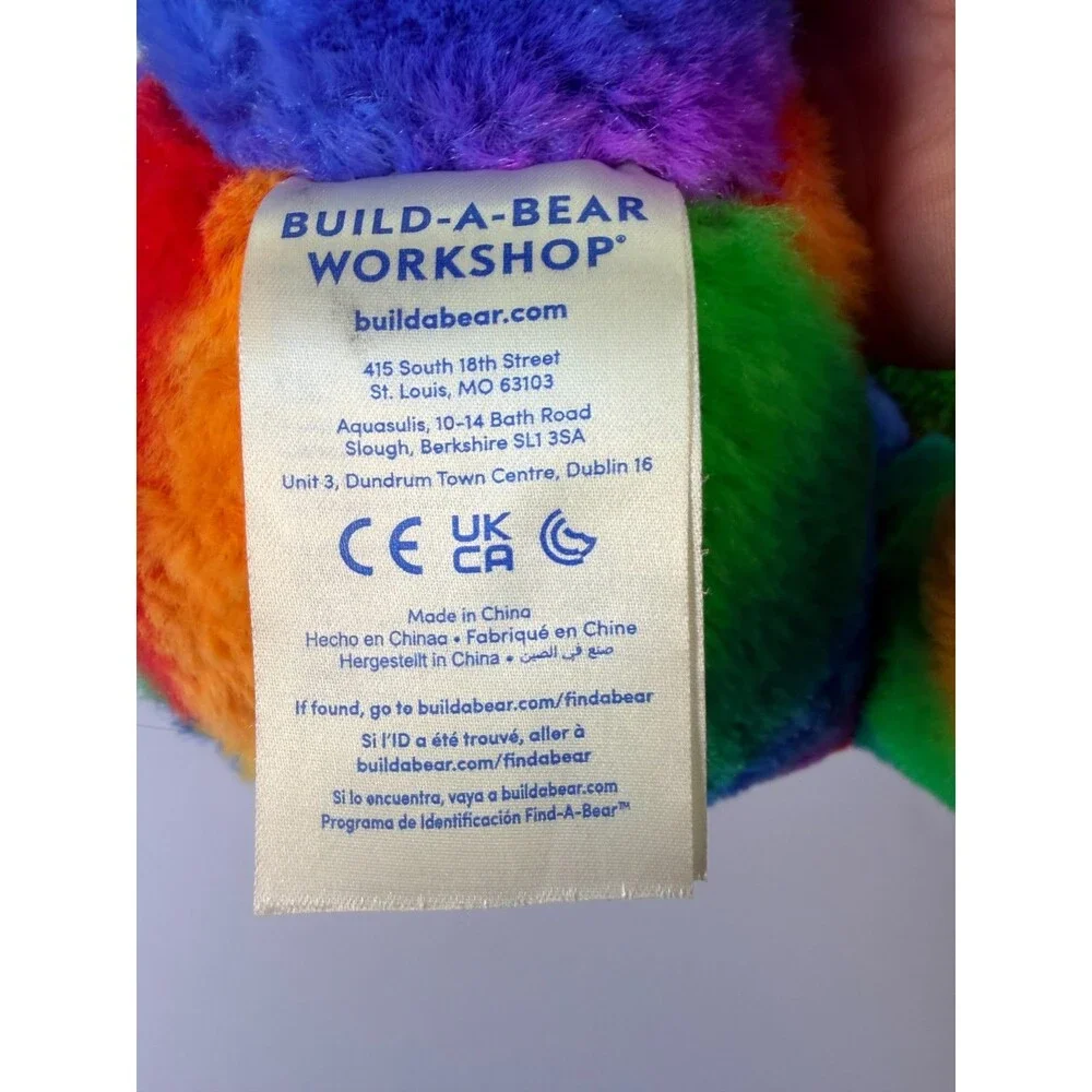 Build-A-Bear Rainbow Pride Frog~Retired 16